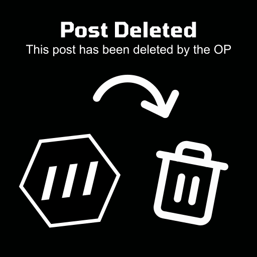 This post has been deleted