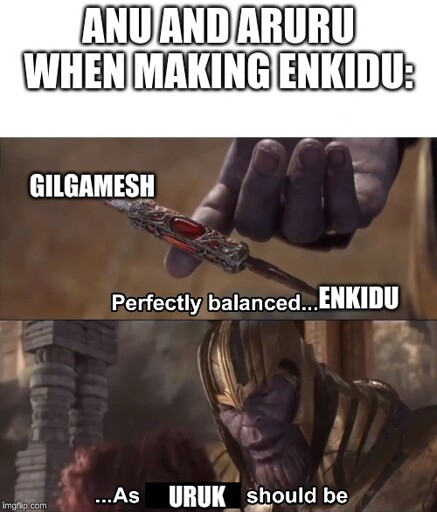 gilgamesh and enkidu at uruk